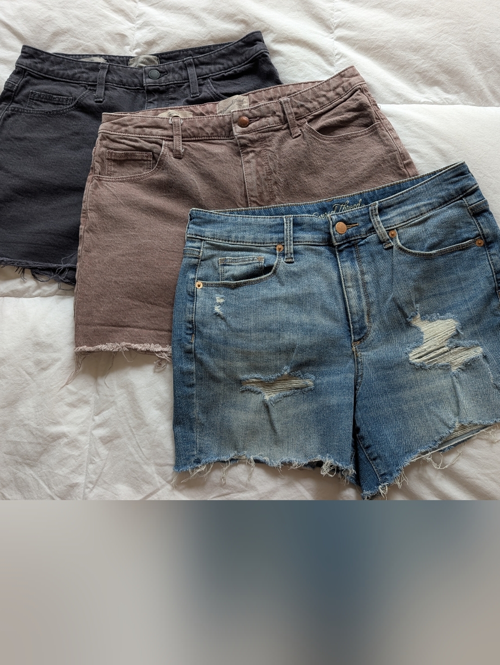 Bundle High Waisted Denim Shorts